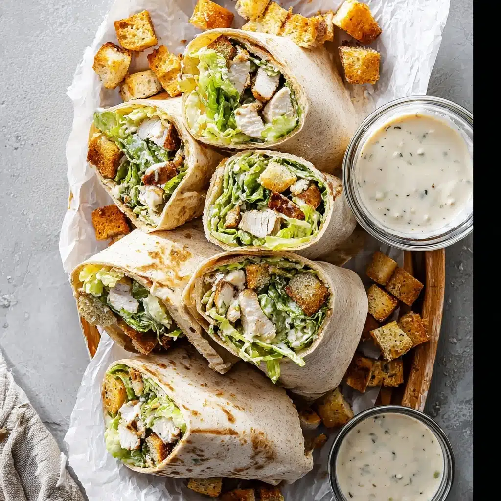 Chicken Caesar Wraps Recipe - Recipe Image