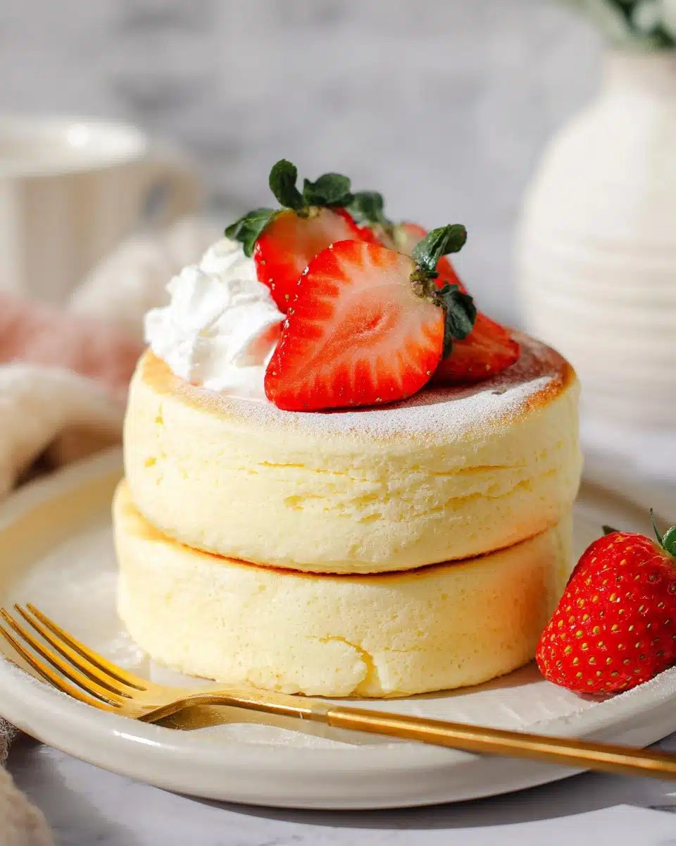 Fluffy Japanese Soufflé Pancakes Recipe