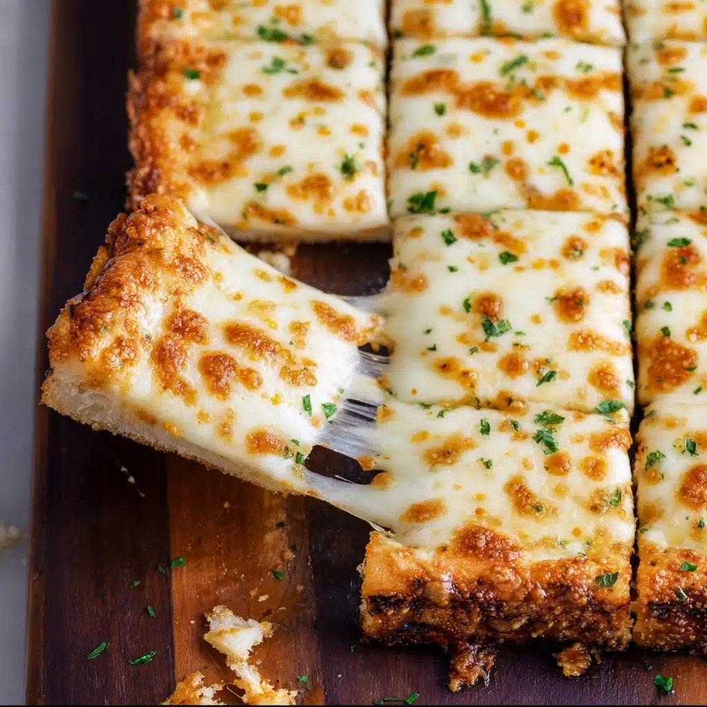 BEST CHEESY GARLIC BREAD Recipe - Recipe Image