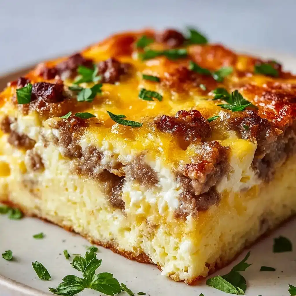 Easy Sausage and Egg Casserole Recipe - Recipe Image