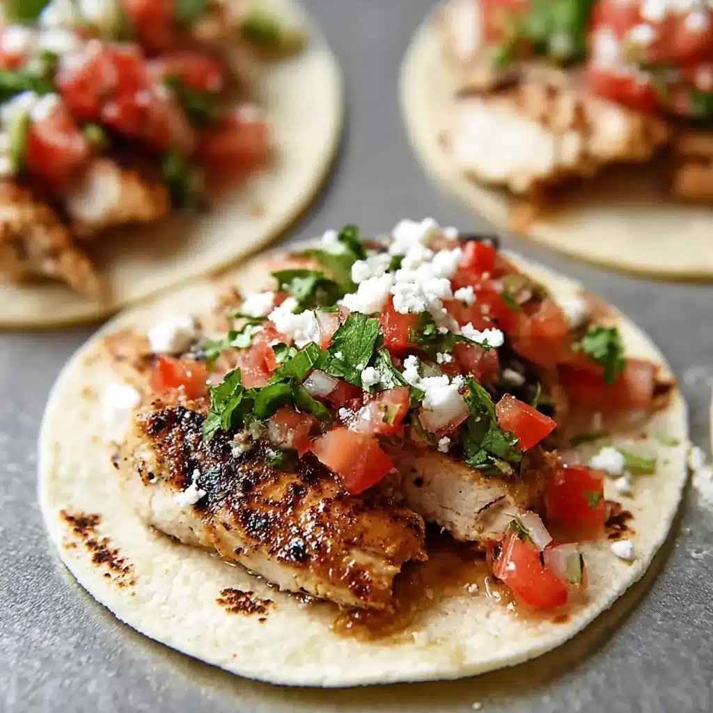 Easy Chicken Street Tacos Recipe - Recipe Image