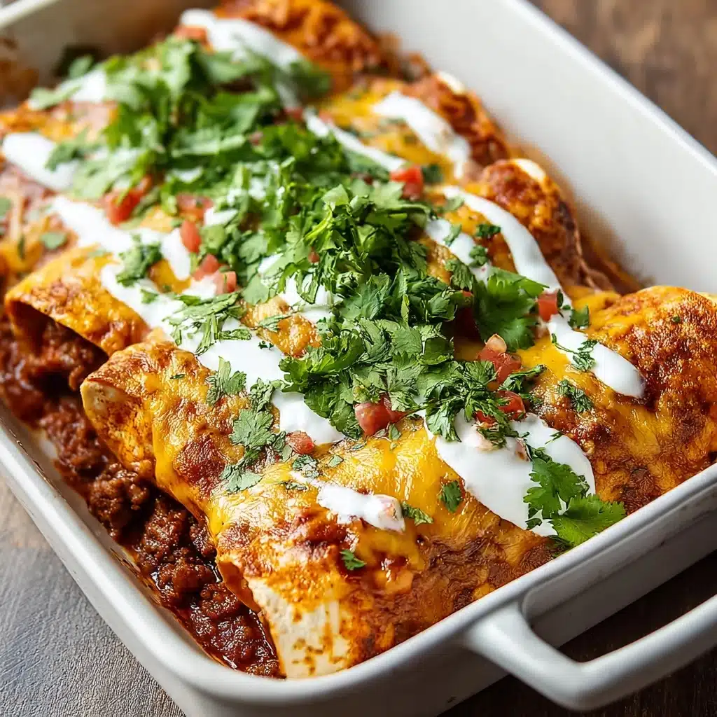 GROUND BEEF ENCHILADAS Recipe - Recipe Image