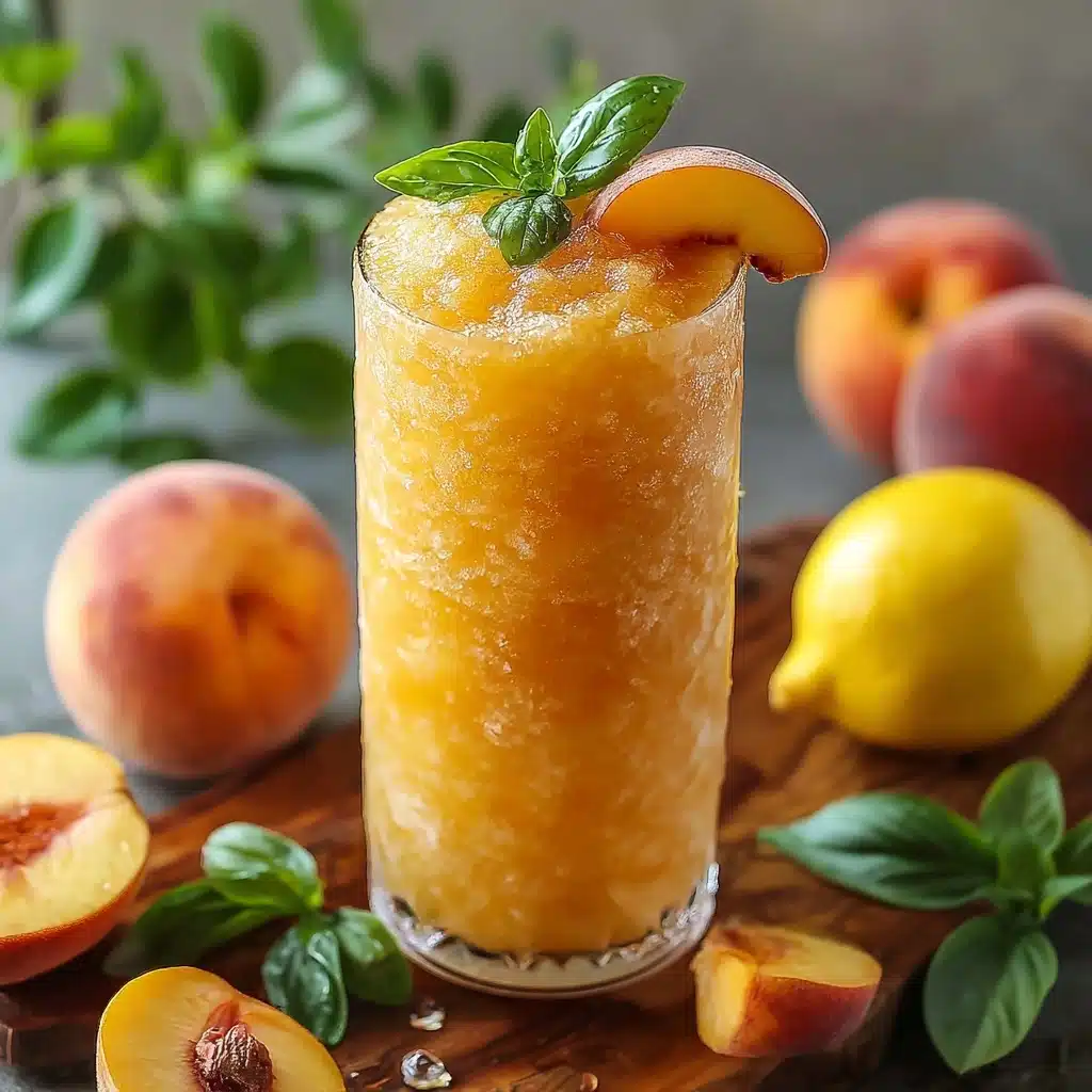 Frozen Peach Lemonade Recipe - Recipe Image