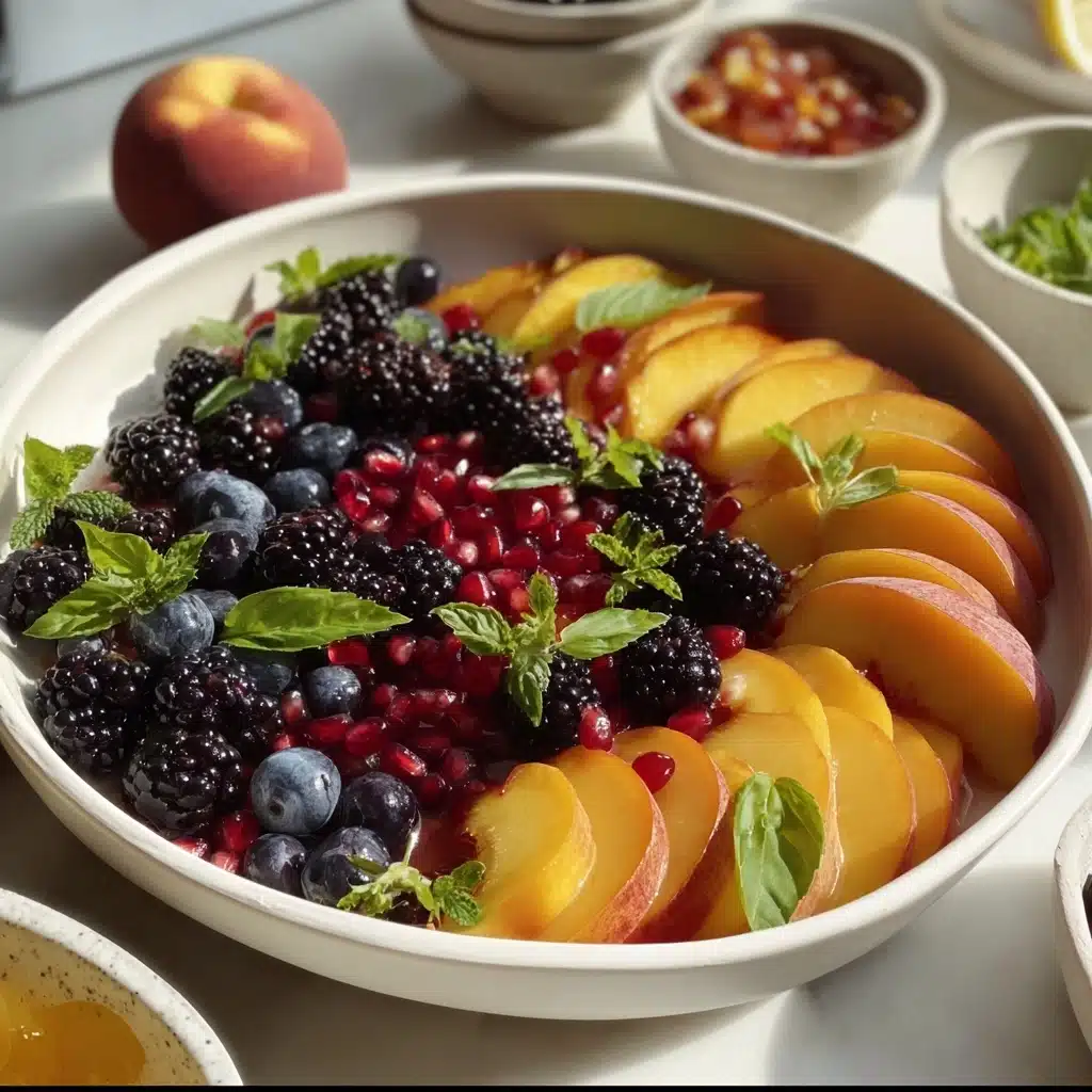 Summer Peach Fruit Salad Recipe - Recipe Image