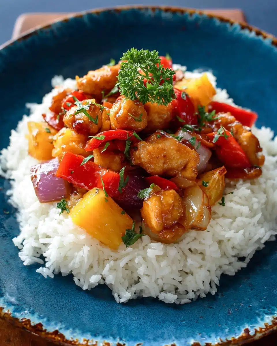 Sheet Pan Hawaiian Chicken Recipe