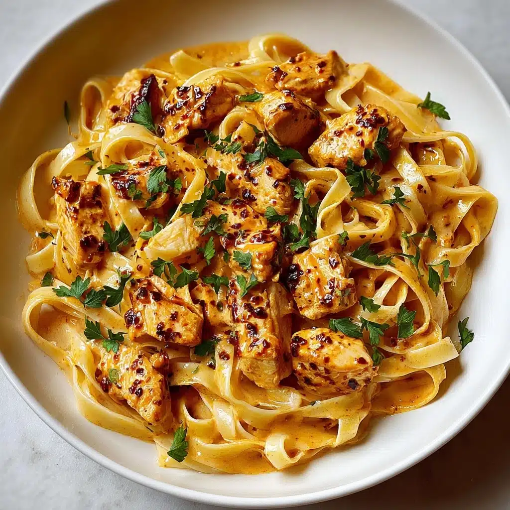 the best Cowboy Butter Chicken Linguine Recipe - Recipe Image