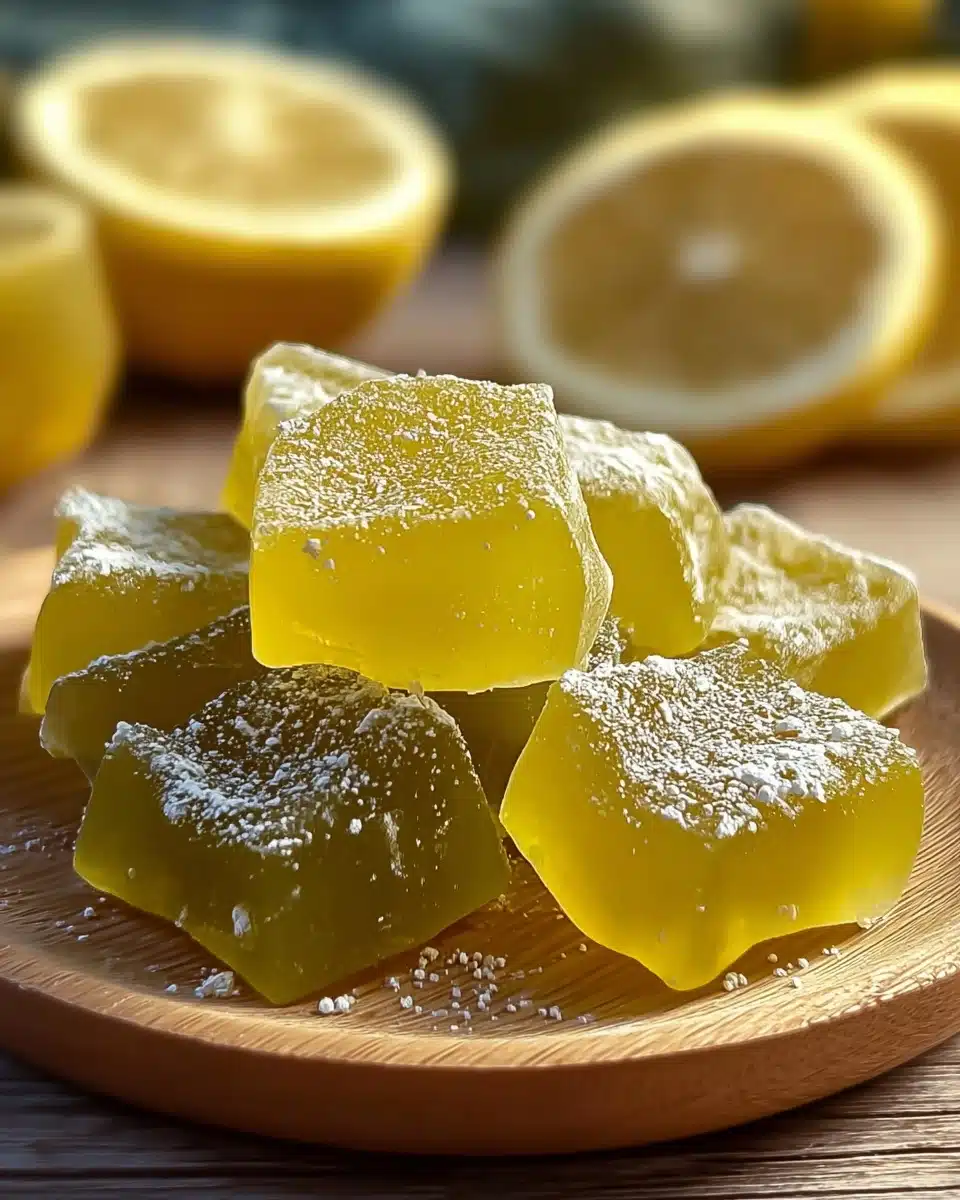 Green Tea, Lemon & Ginger Chews Recipe