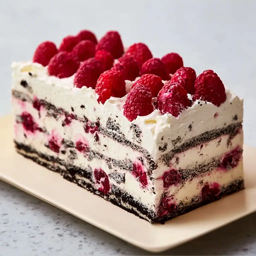 Chocolate Raspberry Icebox Cake Recipe - Recipe Image