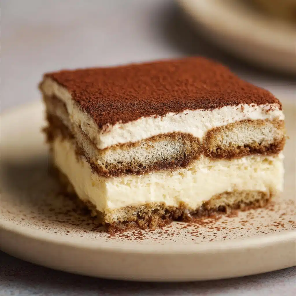 Classic Italian Tiramisu: A Creamy Coffee Delight - Recipe Image