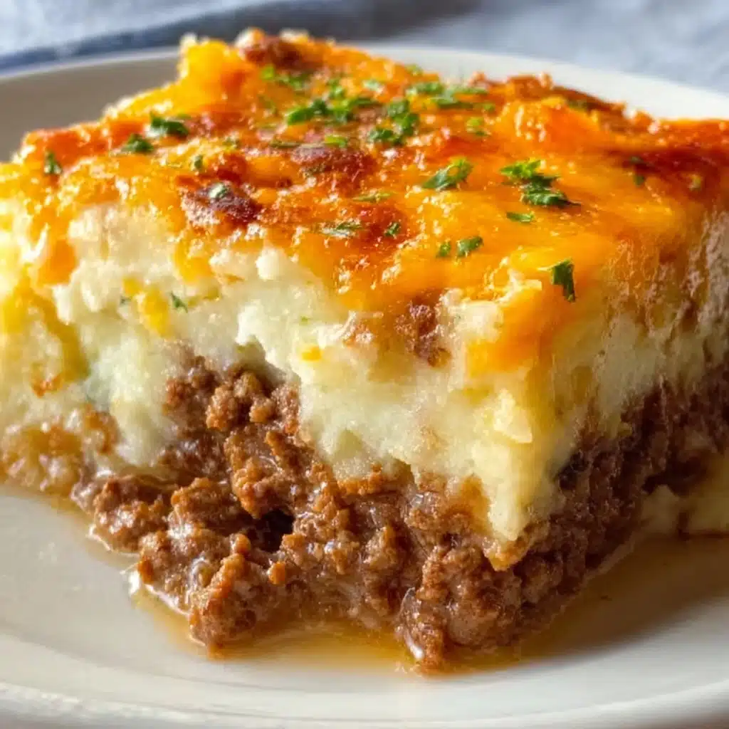 Cowboy Meatloaf and Potato Casserole Recipe - Recipe Image