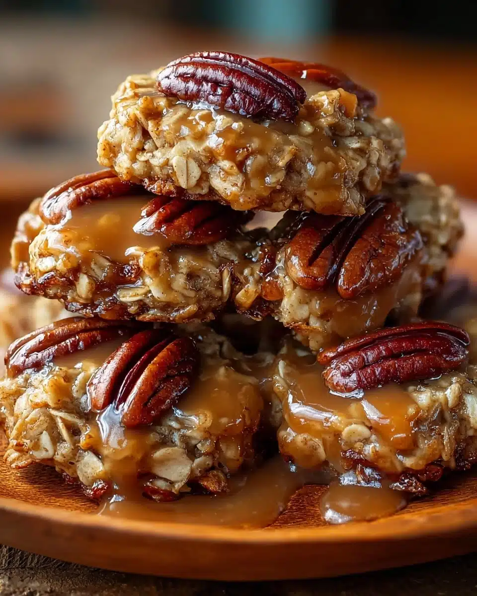 No-Bake Coconut Pecan Praline Cookies Recipe