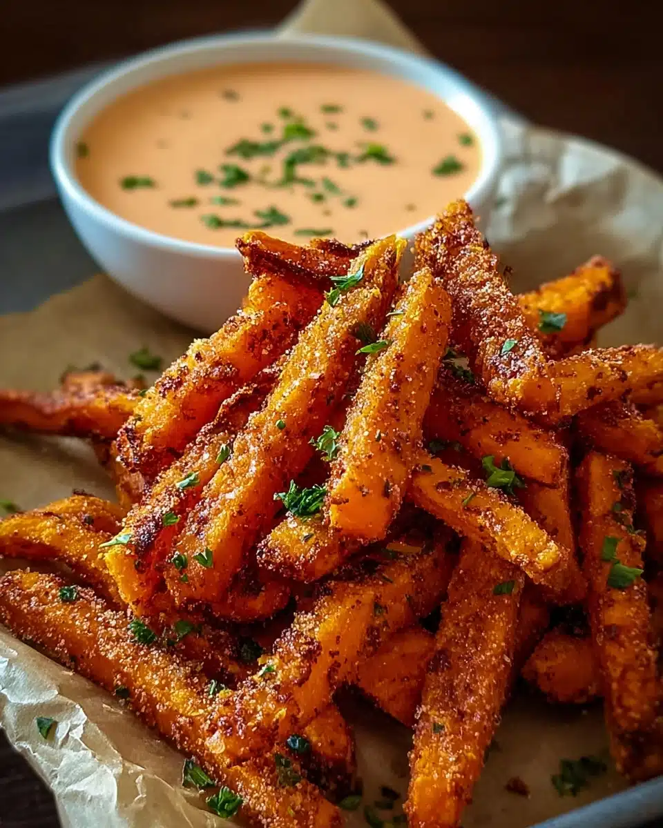Crispy Oven Baked Sweet Potato Fries Recipe