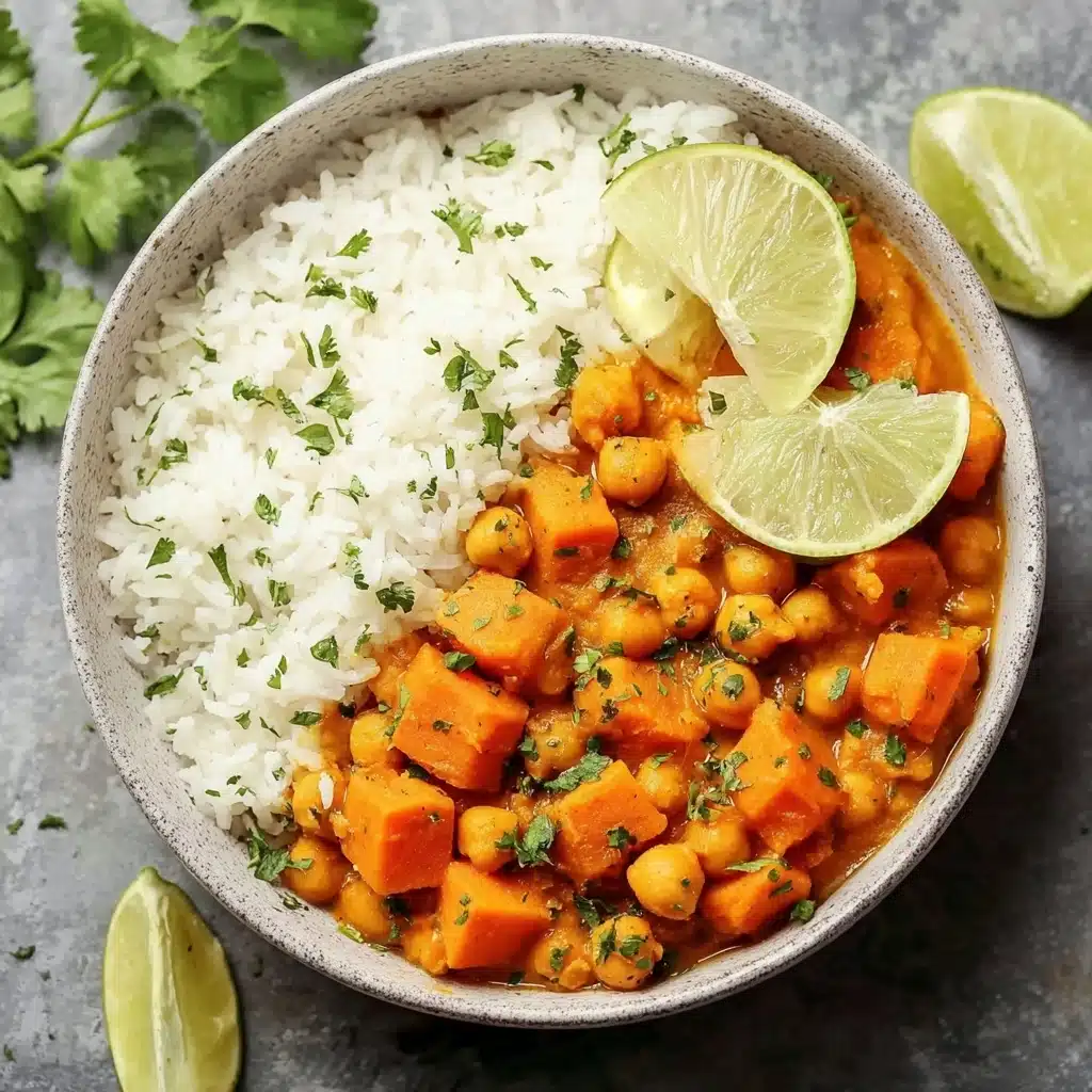 Sweet Potato and Chickpea Curry Recipe - Recipe Image
