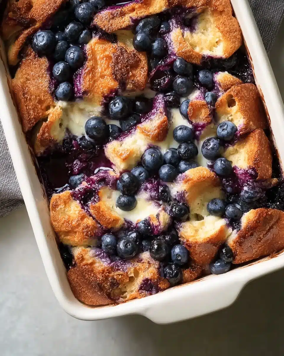 Tasty Blueberry French Toast Casserole Recipe