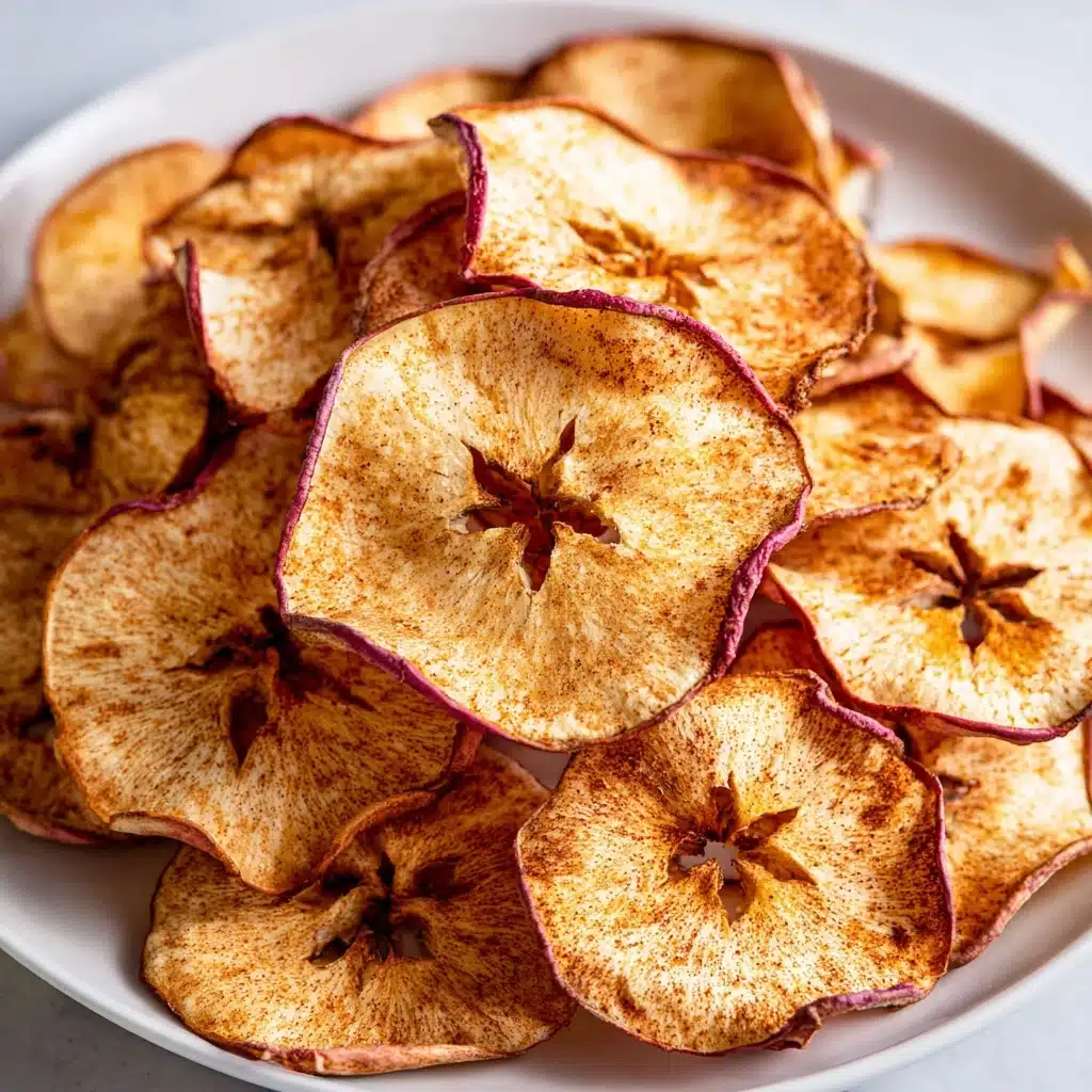 Air Fryer Apple Chips With Cinnamon Sugar Recipe - Recipe Image