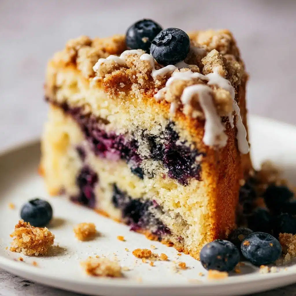 Blueberry Sour Cream Coffee Cake Recipe - Recipe Image