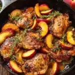 Chicken with Peaches - 30-Minute One-Pan Meal Recipe
