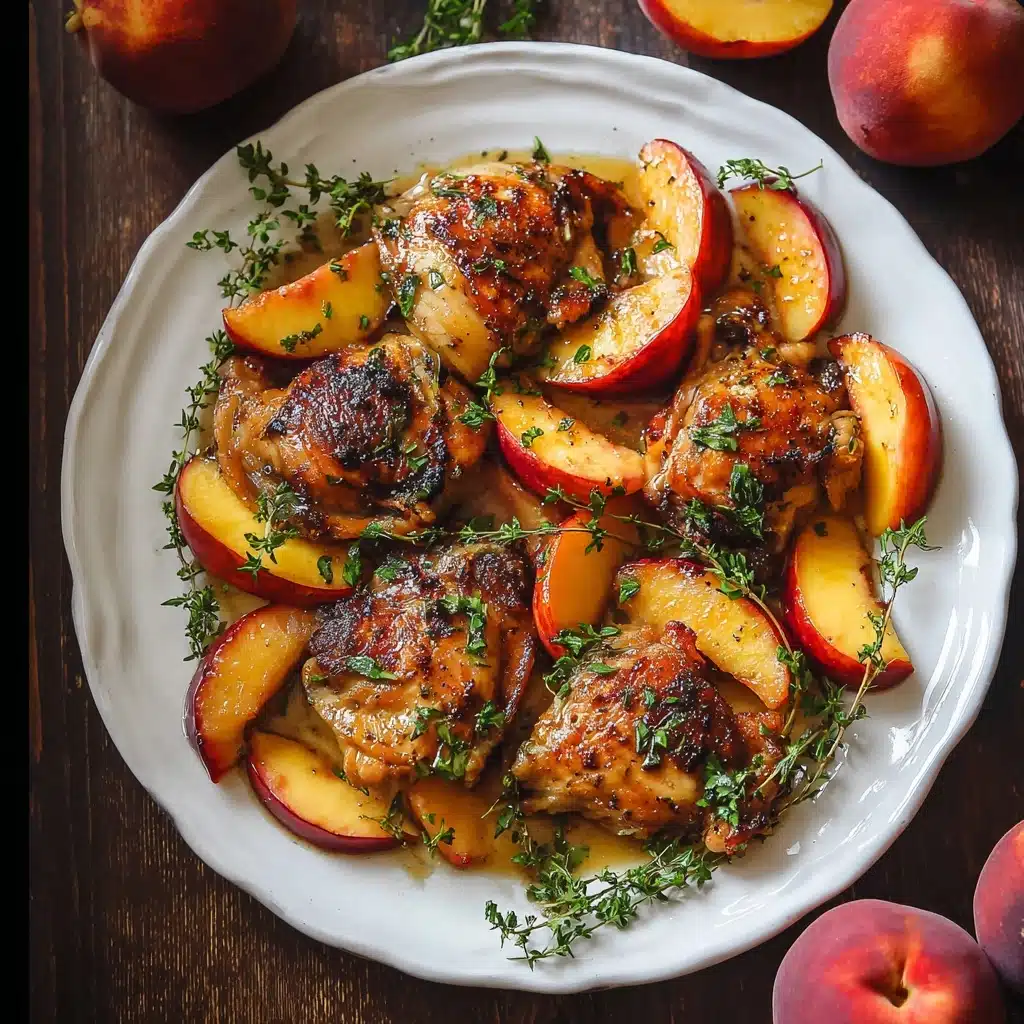Chicken with Peaches - 30-Minute One-Pan Meal Recipe - Recipe Image