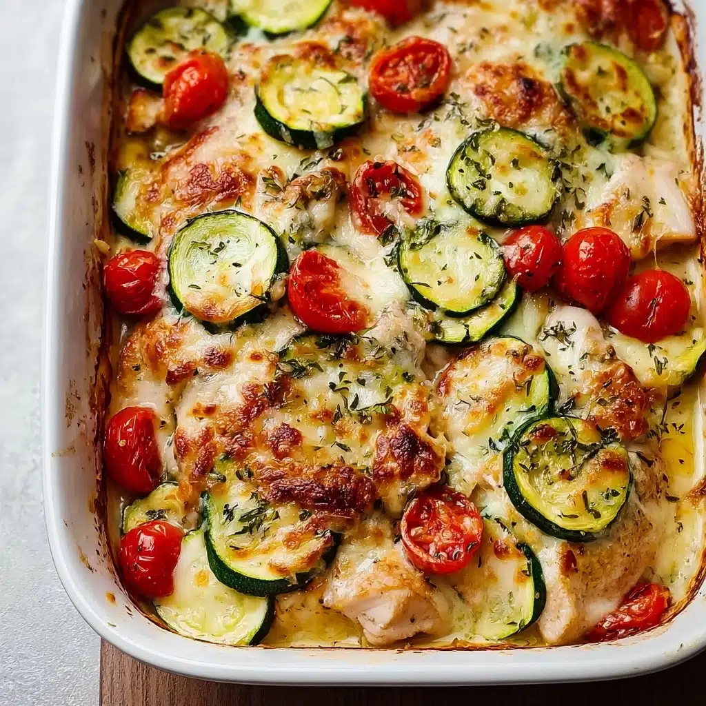 Mediterranean Chicken Zucchini Bake Recipe - Recipe Image