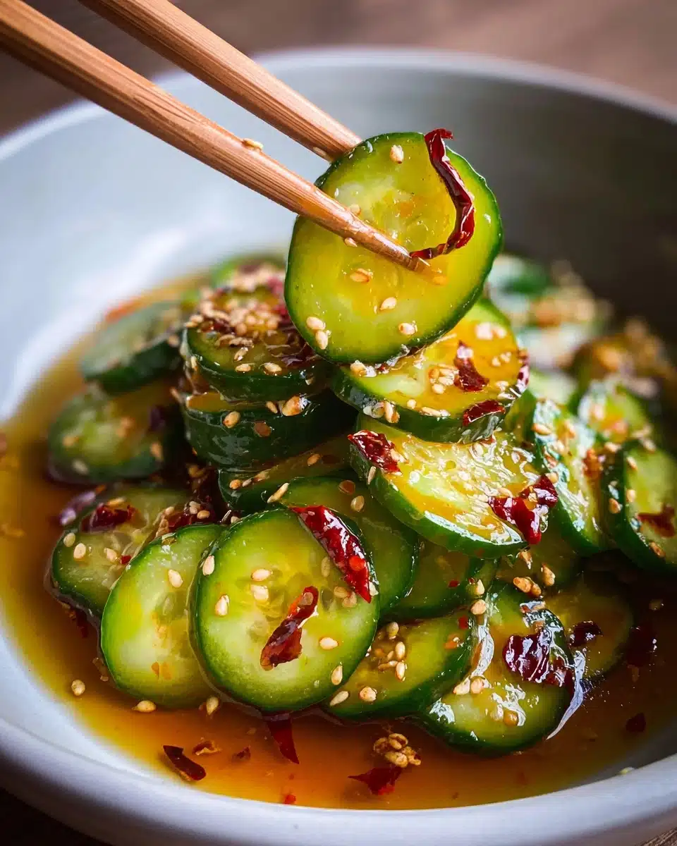 Easy Asian Cucumber Salad Recipe