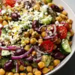 Mediterranean Chickpea Feta Salad Recipe