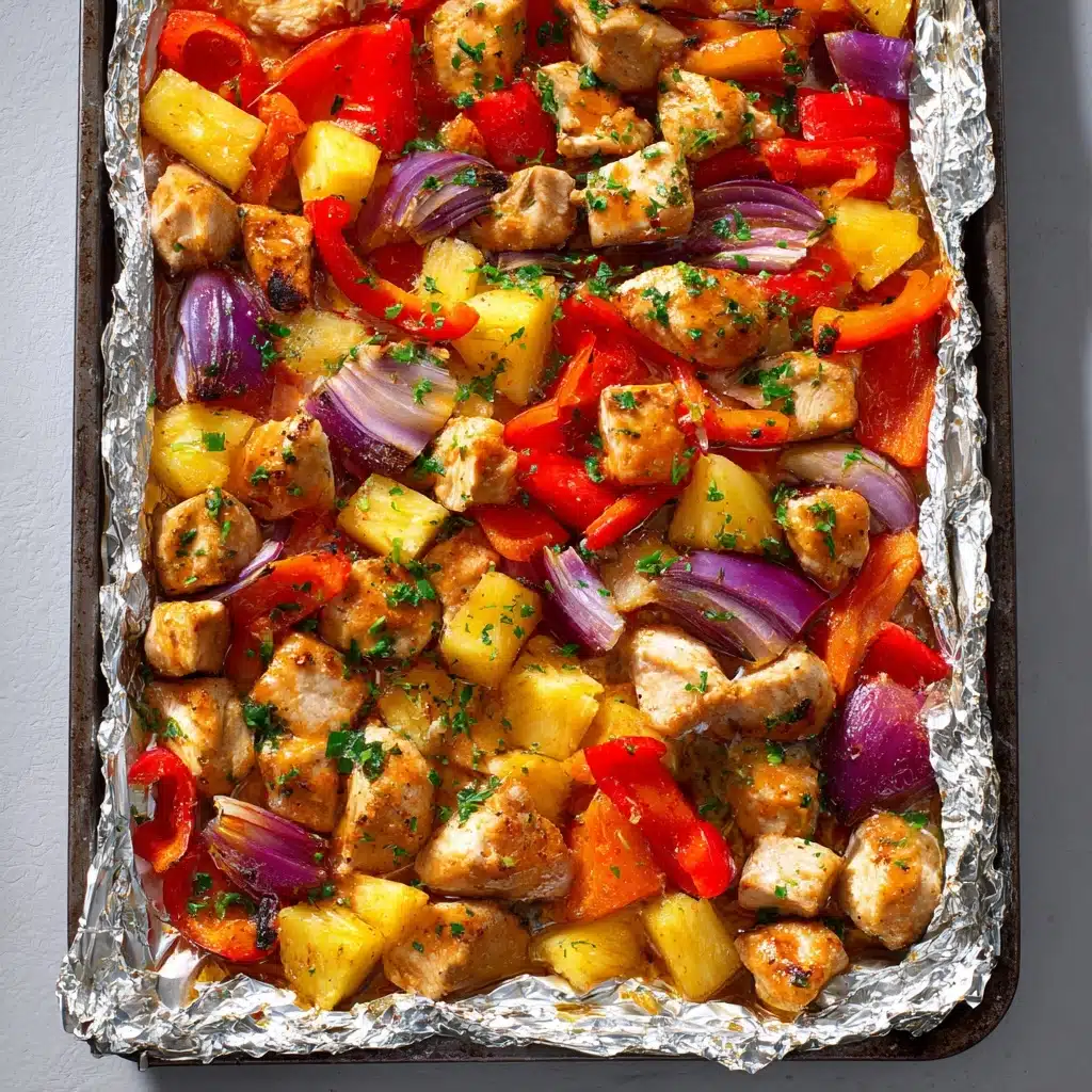 Sheet Pan Hawaiian Chicken Recipe - Recipe Image