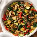 Easy Ground Turkey and Zucchini Skillet Recipe