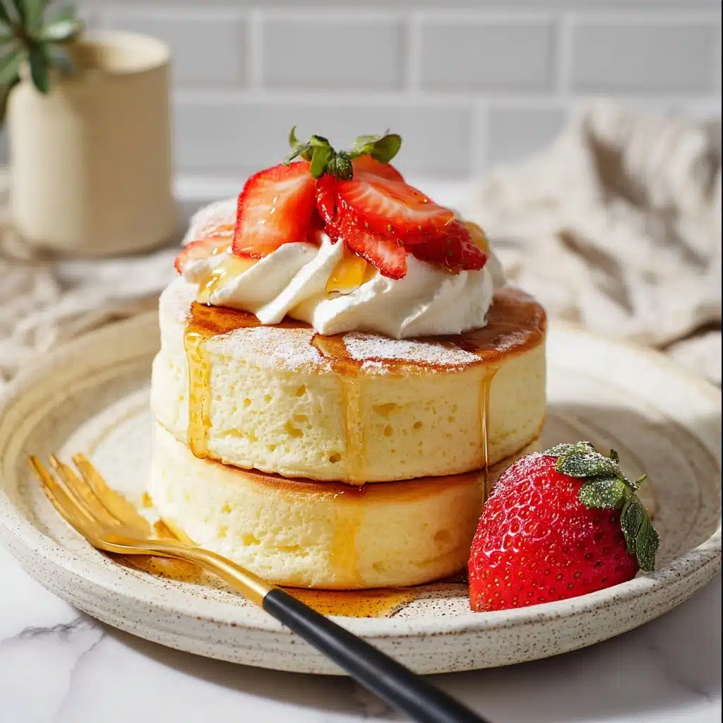 Fluffy Japanese Soufflé Pancakes Recipe - Recipe Image