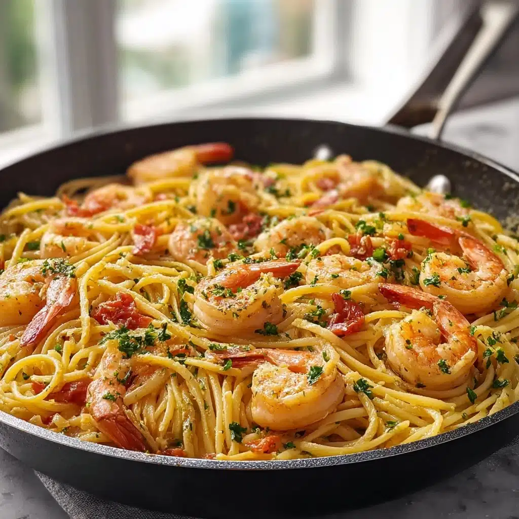Jamaican Shrimp Pasta: A Creamy Delight Recipe - Recipe Image