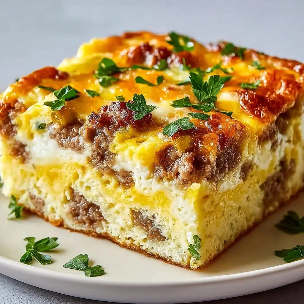 Easy Sausage and Egg Casserole Recipe - Recipe Image