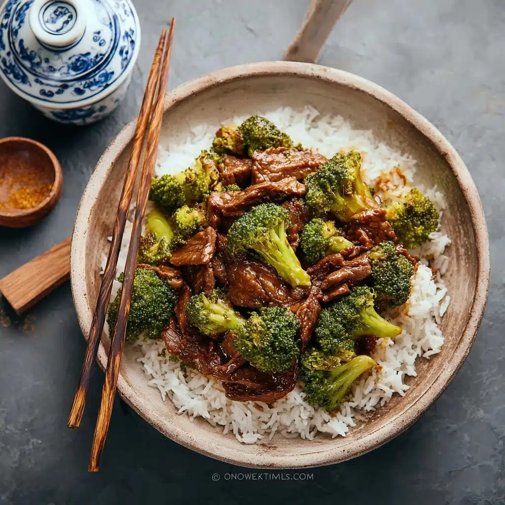 Chinese Beef and Broccoli (牛肉炒西兰花) Recipe - Recipe Image