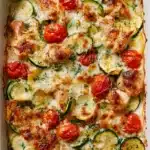 Mediterranean Chicken Zucchini Bake Recipe