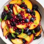 Summer Peach Fruit Salad Recipe
