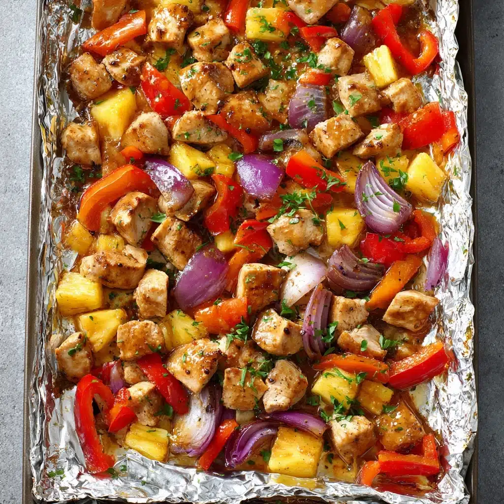 Sheet Pan Hawaiian Chicken Recipe - Recipe Image