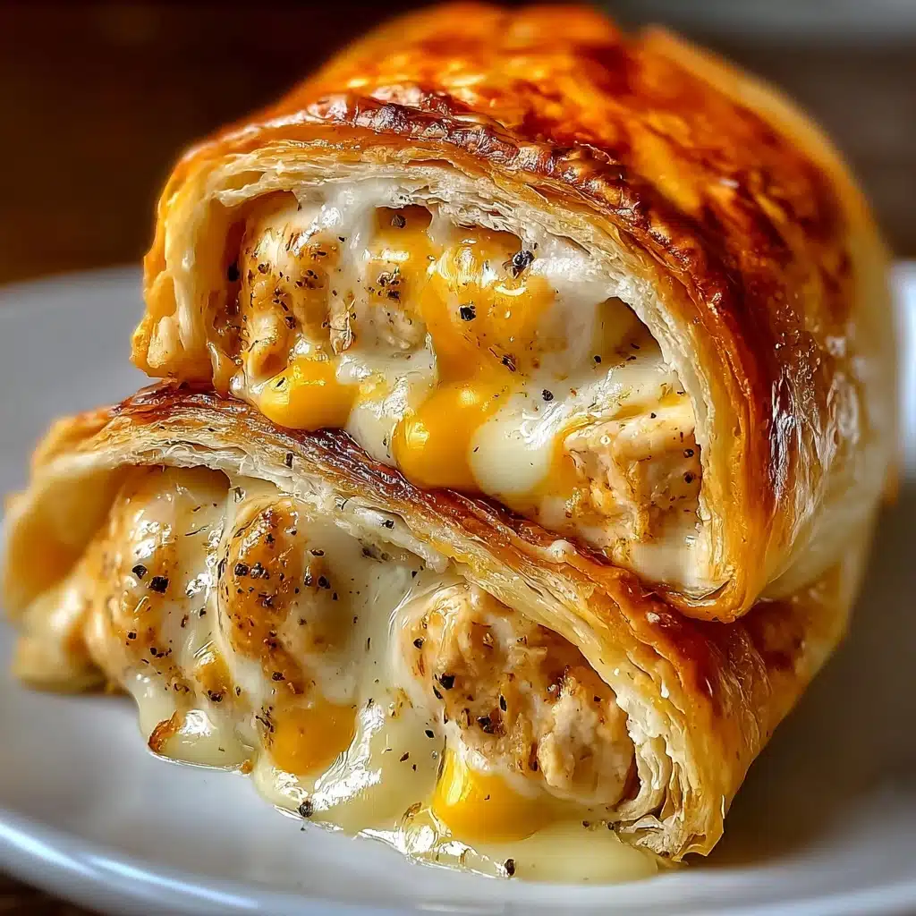 Cheesy Garlic Chicken Wraps Recipe - Recipe Image