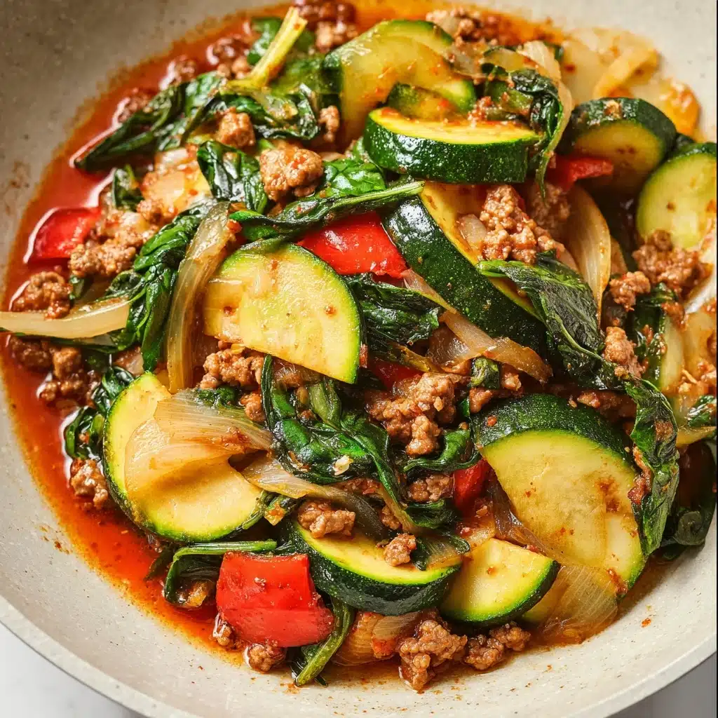 Easy Ground Turkey and Zucchini Skillet Recipe - Recipe Image