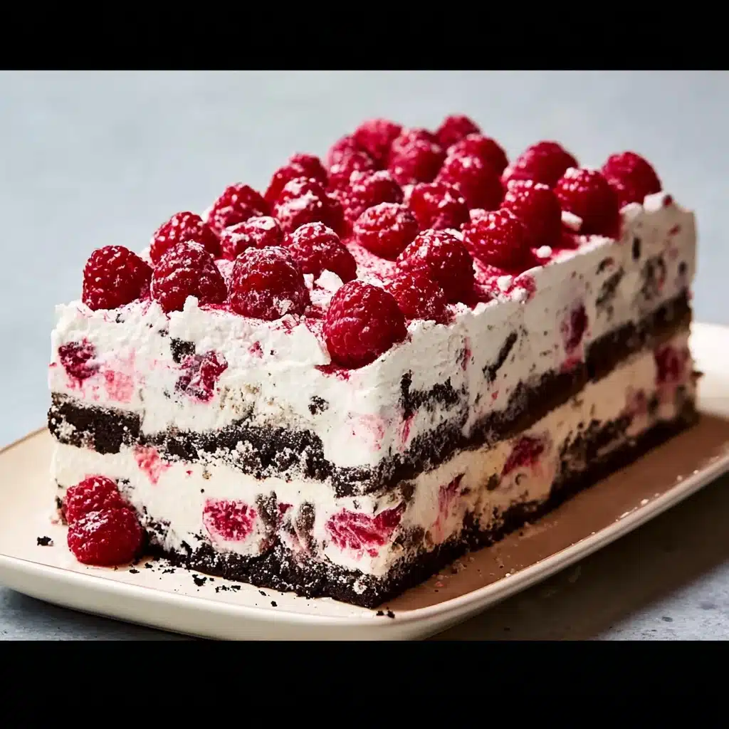 Chocolate Raspberry Icebox Cake Recipe - Recipe Image