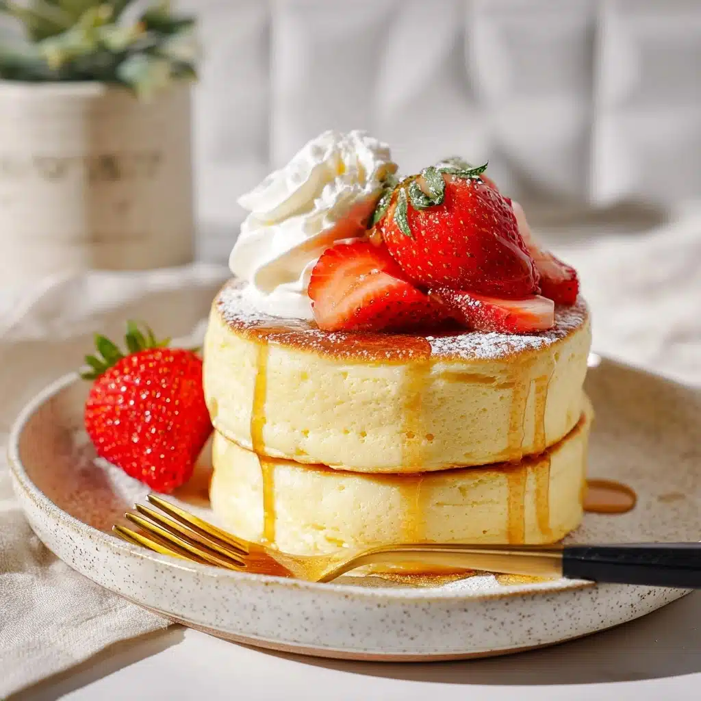 Fluffy Japanese Soufflé Pancakes Recipe - Recipe Image