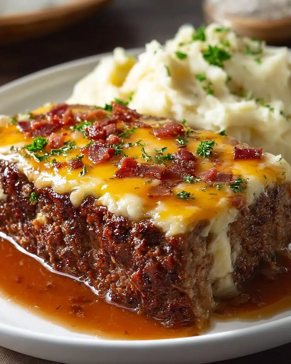 Cowboy Meatloaf and Potato Casserole Recipe