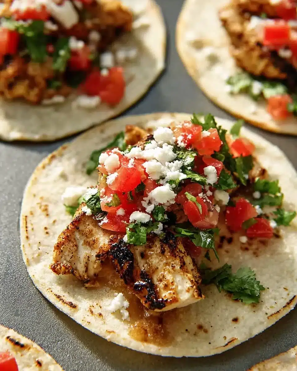 Easy Chicken Street Tacos Recipe