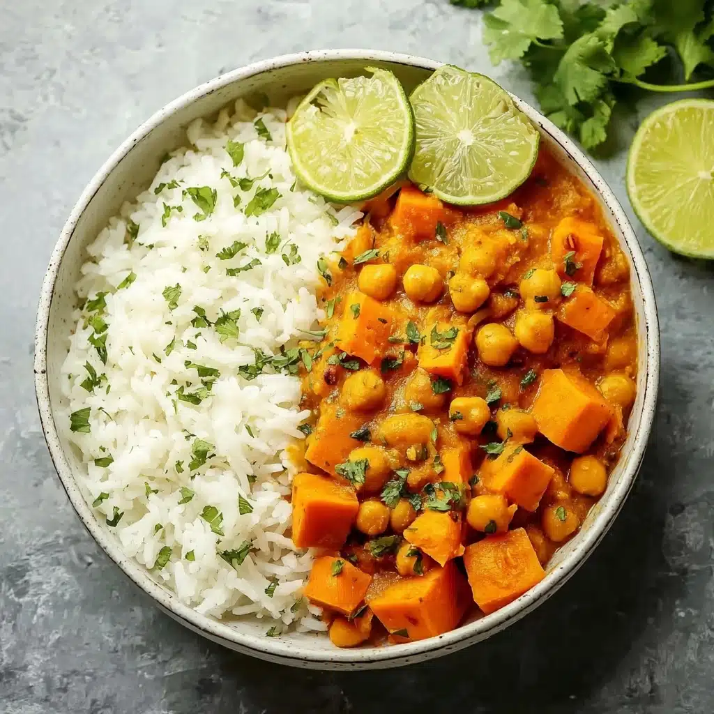 Sweet Potato and Chickpea Curry Recipe - Recipe Image