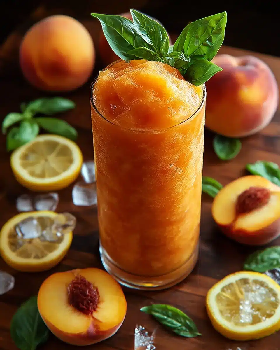 Frozen Peach Lemonade Recipe