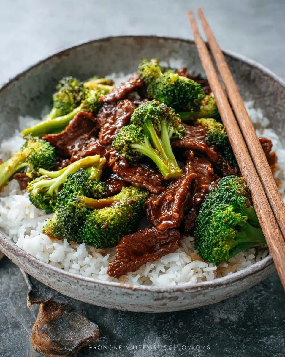 Chinese Beef and Broccoli (牛肉炒西兰花) Recipe
