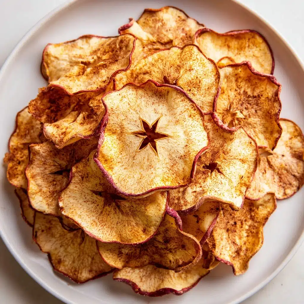 Air Fryer Apple Chips With Cinnamon Sugar Recipe - Recipe Image