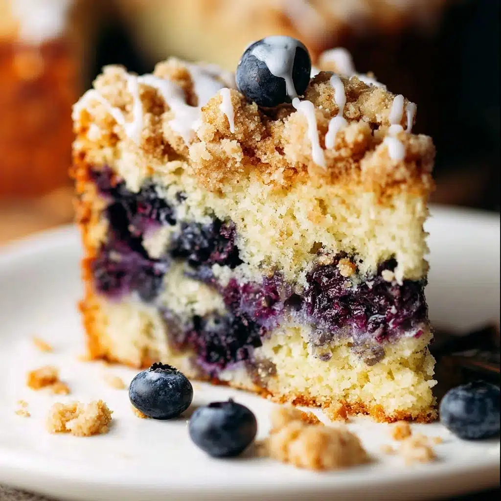 Blueberry Sour Cream Coffee Cake Recipe - Recipe Image
