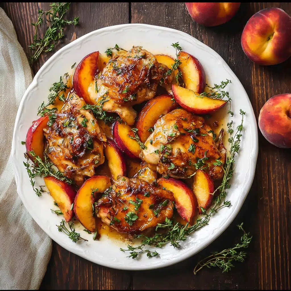 Chicken with Peaches - 30-Minute One-Pan Meal Recipe - Recipe Image