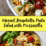 Bruschetta Pasta Salad With Mini Mozzarella Balls Recipe