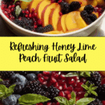 Summer Peach Fruit Salad Recipe