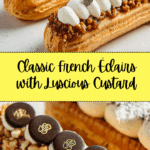 Exquisite Éclairs with Silky Custard Sauce Recipe