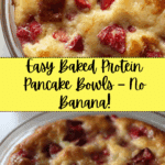Baked Protein Pancake Bowls